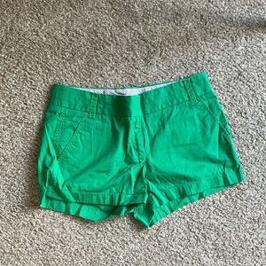 J. Crew kelly green chino shorts
